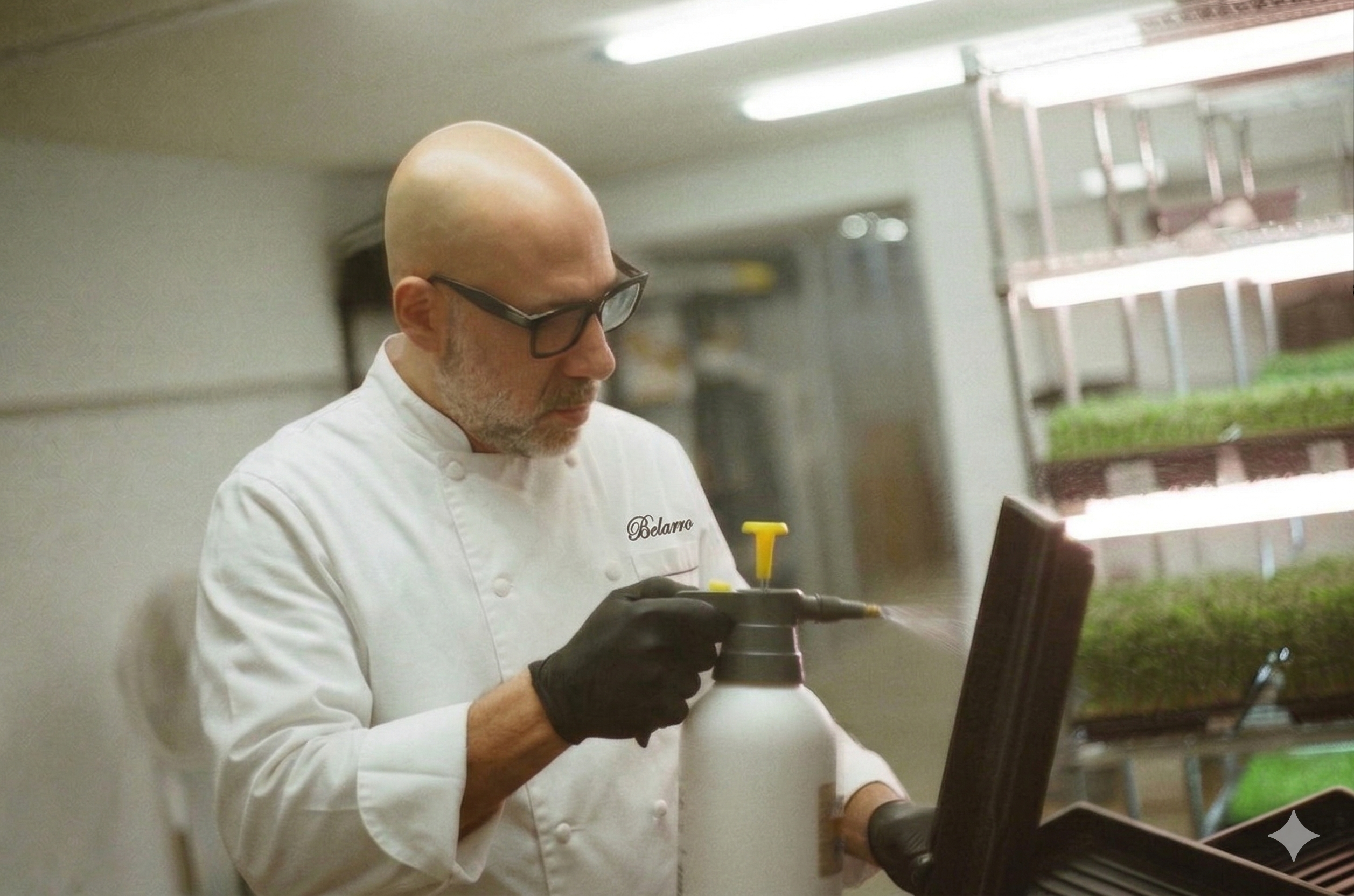 Ron Ben-Yohanan, founder of Belarro, working in the farm